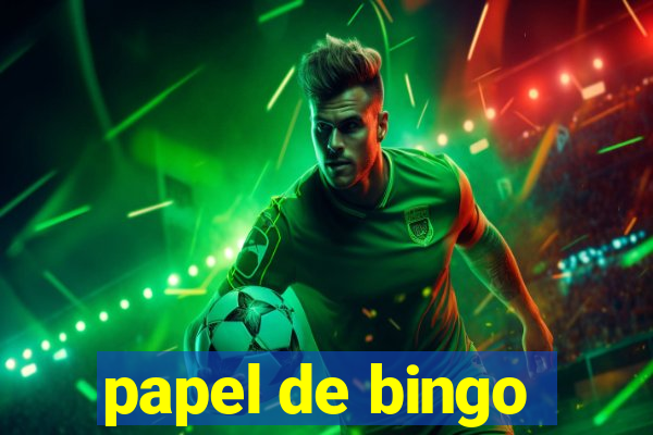 papel de bingo